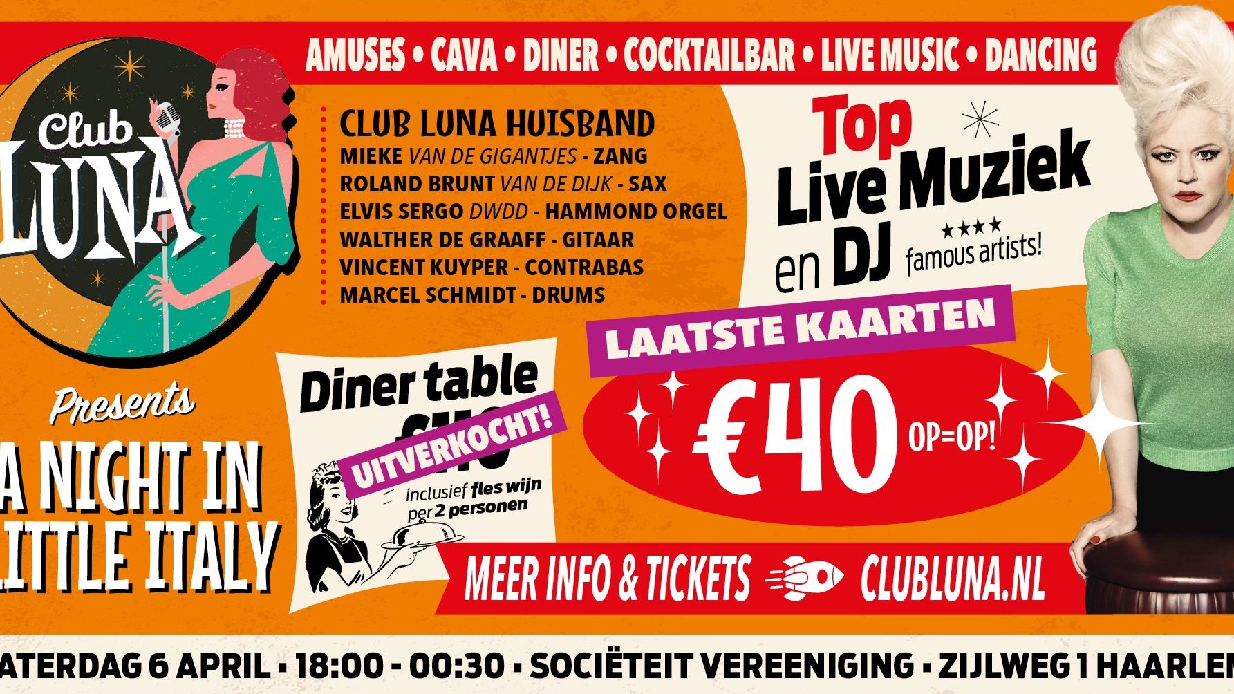 Club Luna Haarlem event