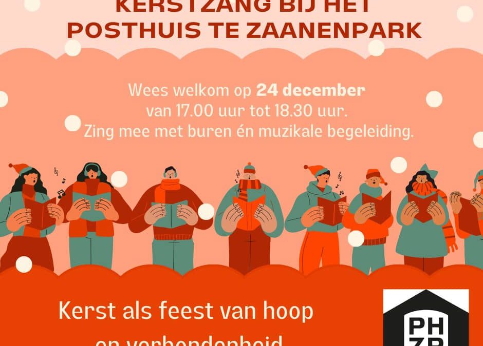 Kerstzang bij Posthuis Zaanenpark